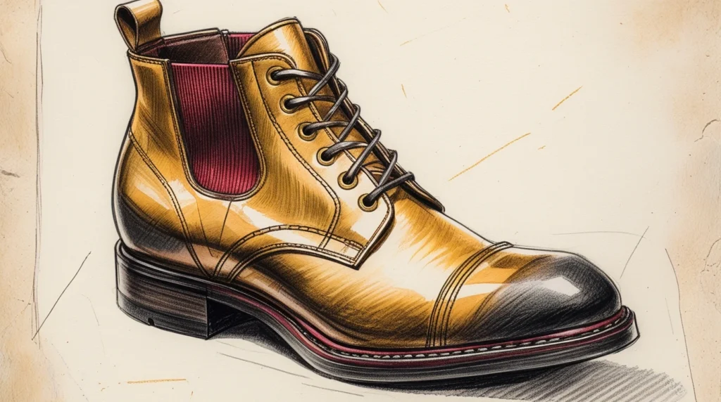 کفش نیم بوت مردانه