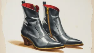 بوت زنانه چرمی